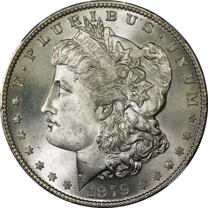 1879 Morgan Dollar Obverse 