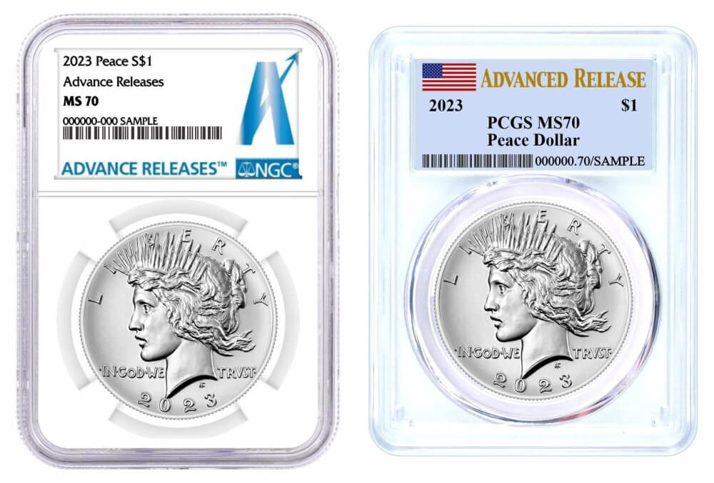 Advanced Release Peace Dollar