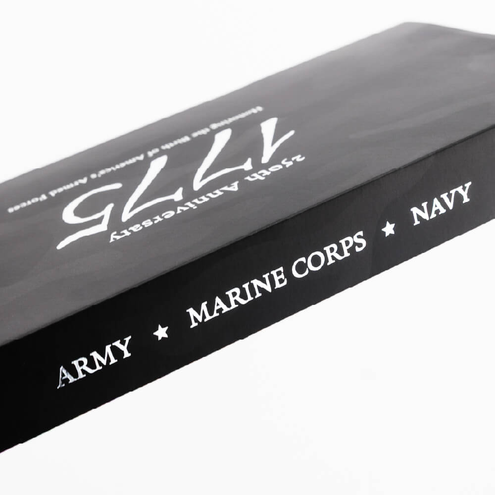 2025 WSP $1 1 oz  Proof Silver Eagle Army Navy Marine Corps Privy 3-Coin Set NGC PF70 UCAM First Day of Issue Gaudioso Signed Camo Core with 1775 Display Case