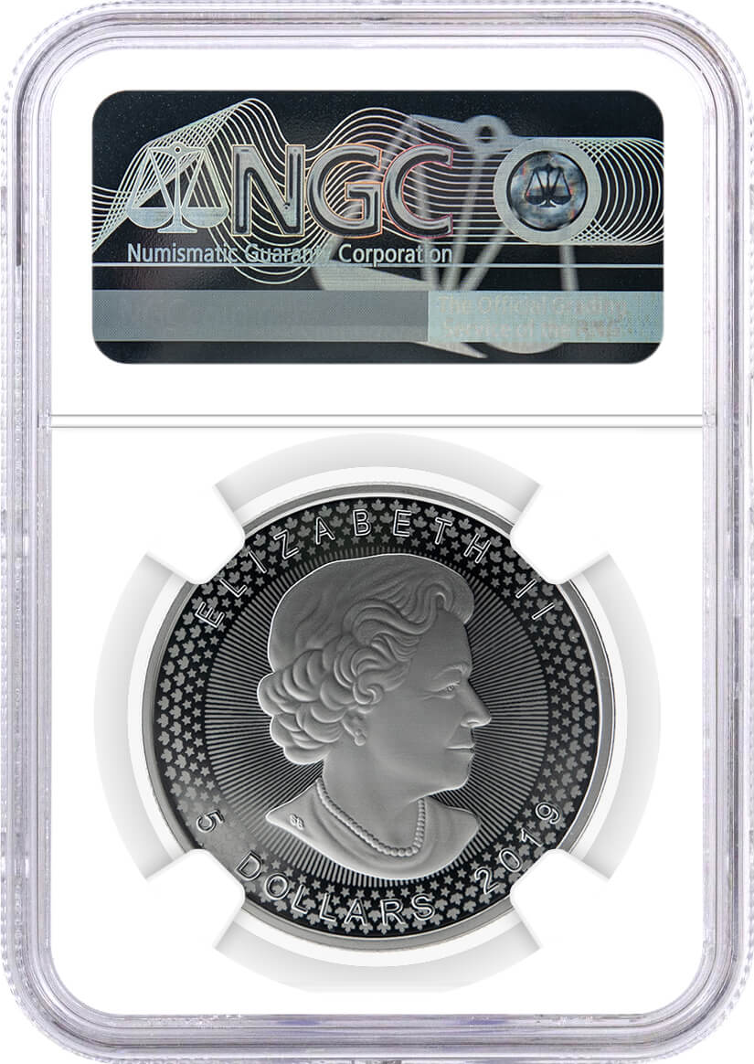 2019 Pride of Two Nations U.S. Set W $1 Silver Eagle NGC Enhanced Rev PF70 Mercanti/Gaudioso Signed Limited Edition Dual Signature MES + Canada $5 Maple Leaf NGC Modified PF70 US Canada Label 