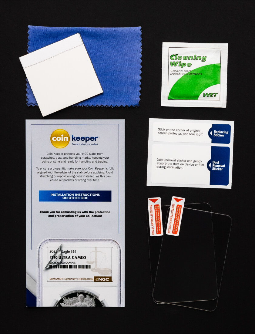 CoinKeeper NGC Standard Size Protection 10-Slab Kit