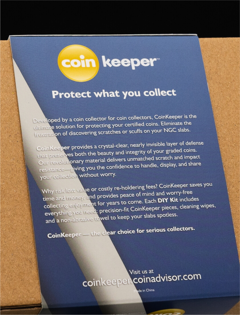 CoinKeeper NGC Standard Size Protection 10-Slab Kit