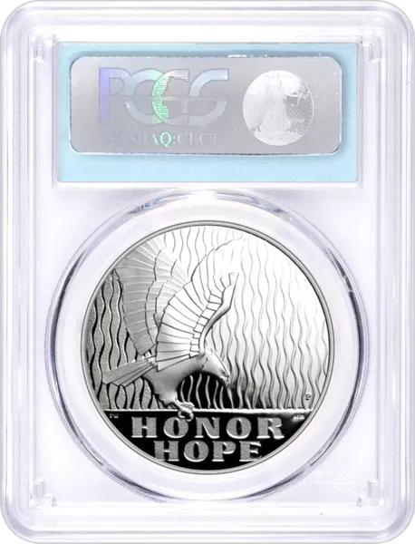 2011 P 9/11 10th Anniversary of September 11th Memorial Silver Medal PCGS PR70 First Strike With Book