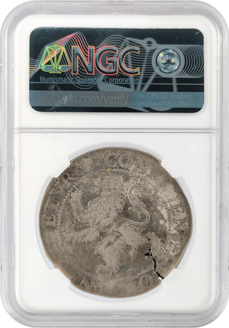 Netherlands 1LD Lion Dollar NGC VF 25