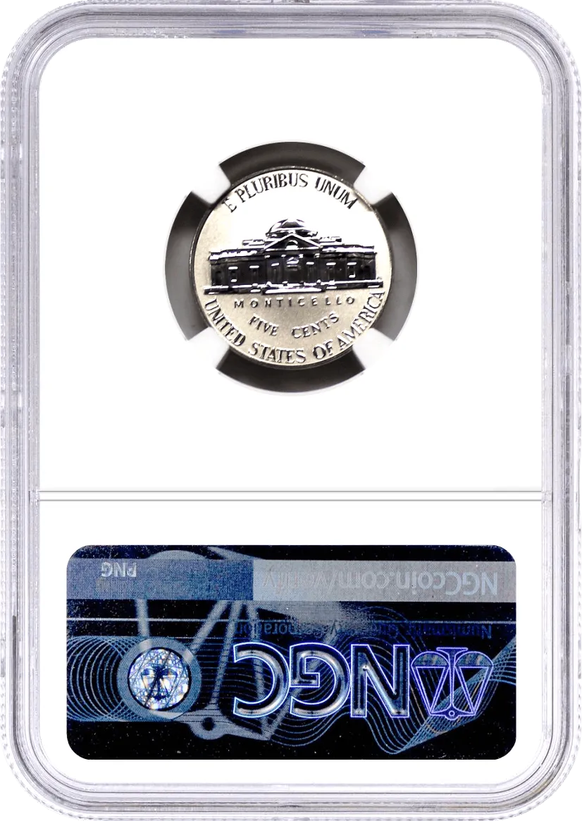 2020 W 5C First W Mint Mark Nickel NGC Reverse PF70 UCAM FDOI Donna Weaver Signed