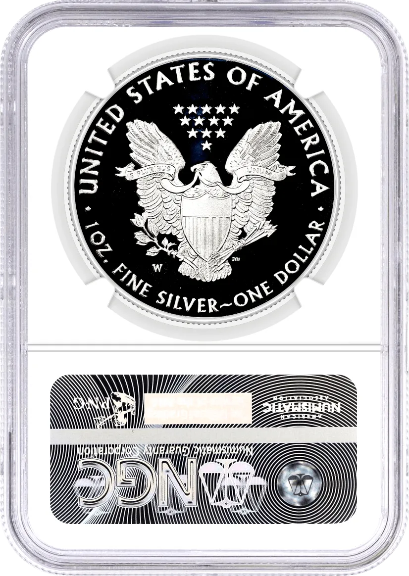 2017 W $1 Silver Eagle 2020 West Point Mint Hoard NGC PF70 Ultra Cameo Brown Label