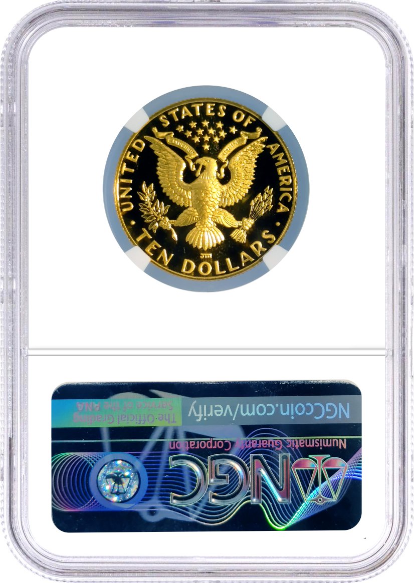 1984 W $10 Proof Gold Los Angeles XXIII Olympiad NGC PF69 UCAM Brown Label