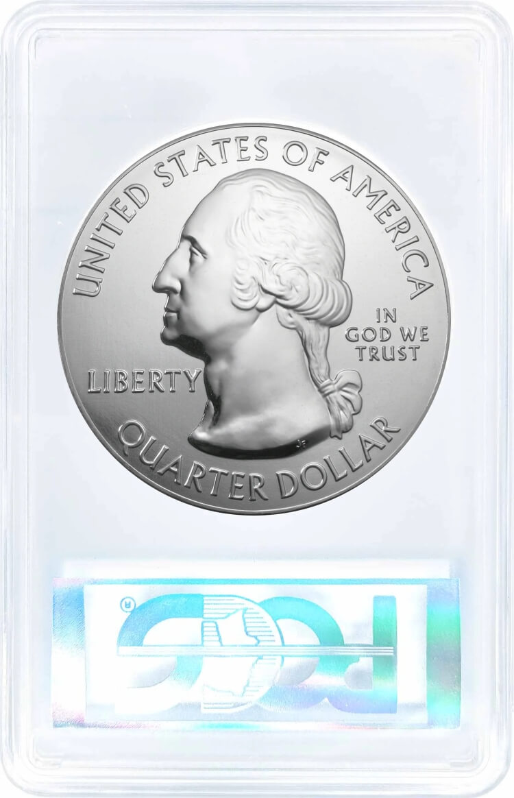 2017 ATB 5oz Silver Effigy Mounds PCGS MS69 PL Mercanti Signature