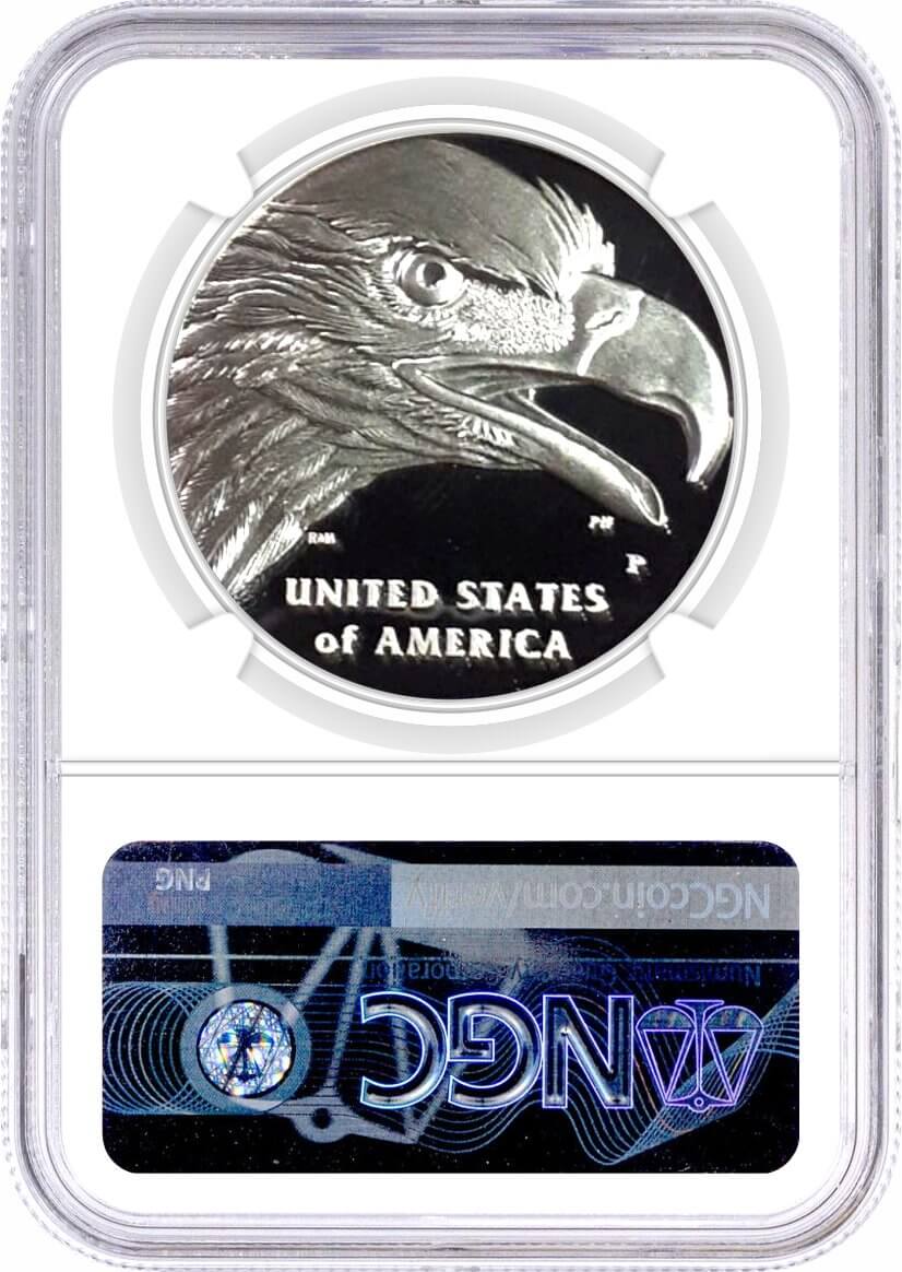 2022 P American Liberty Silver Medal NGC PF70 UCAM First Day of Issue 1st Label