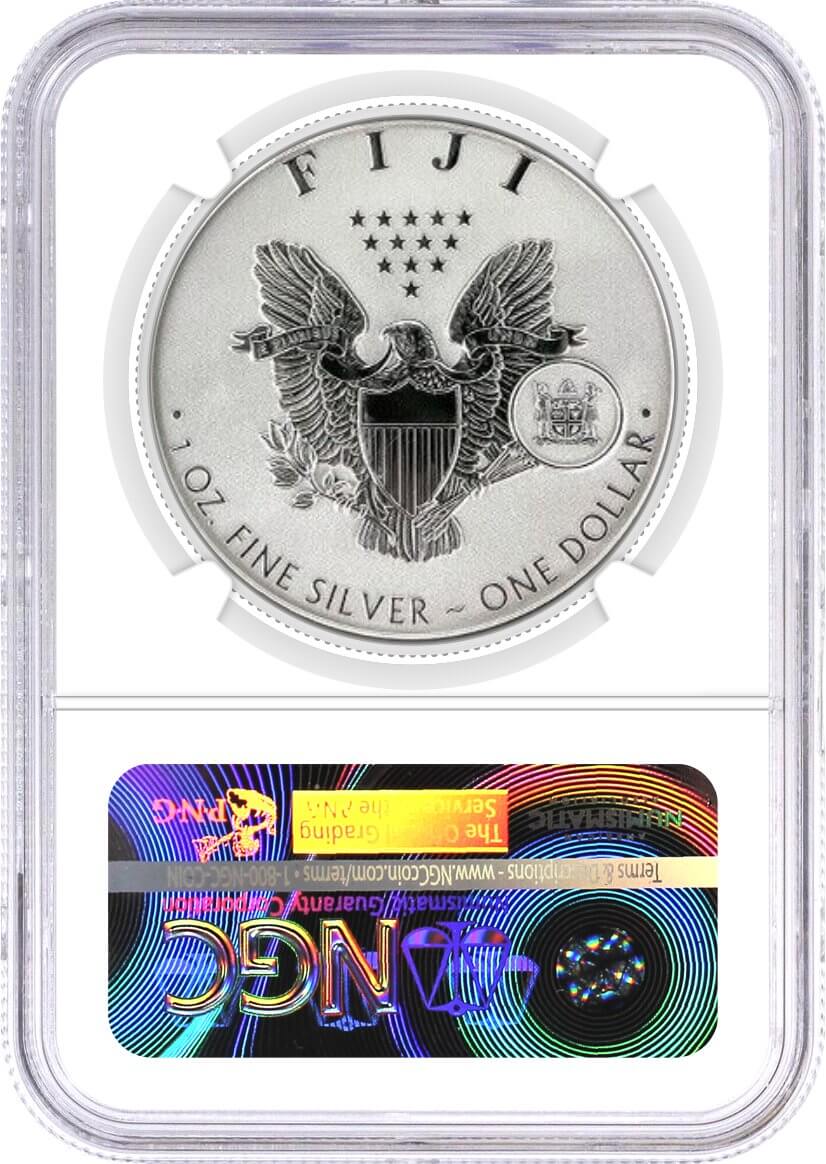 2023 Fiji Type 1 Fractional Silver Eagle 4 Coin Set NGC Reverse PF70 First Day of Issue ALS Label