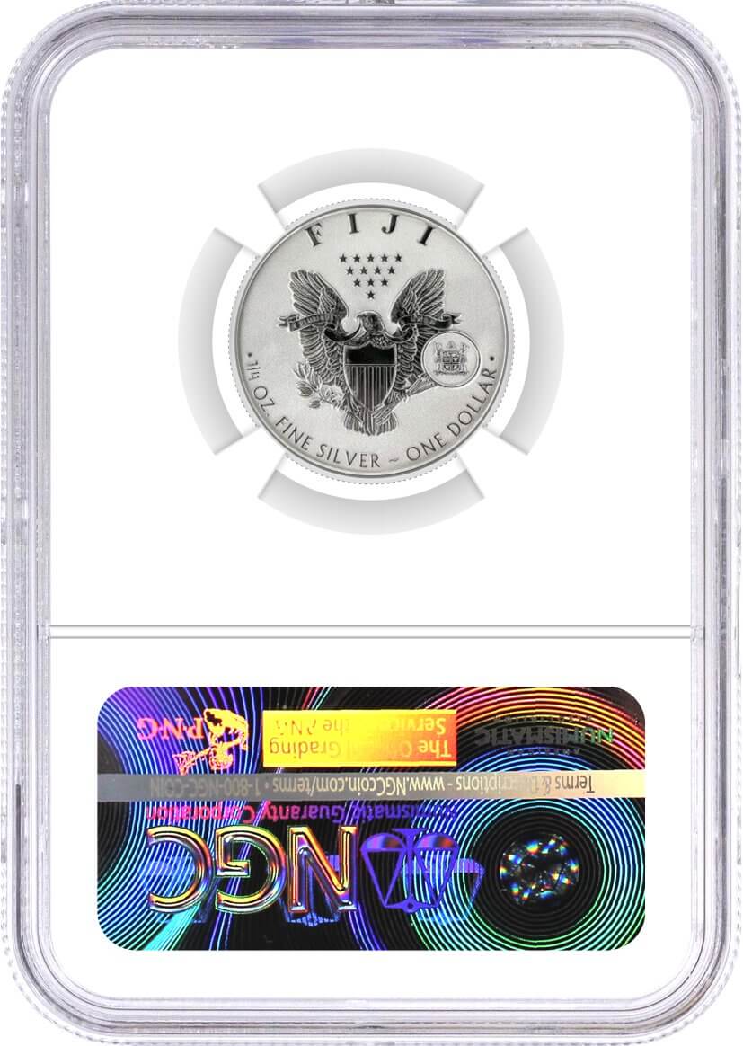 2023 Fiji Type 1 Fractional Silver Eagle 4 Coin Set NGC Reverse PF70 First Day of Issue 1st Label
