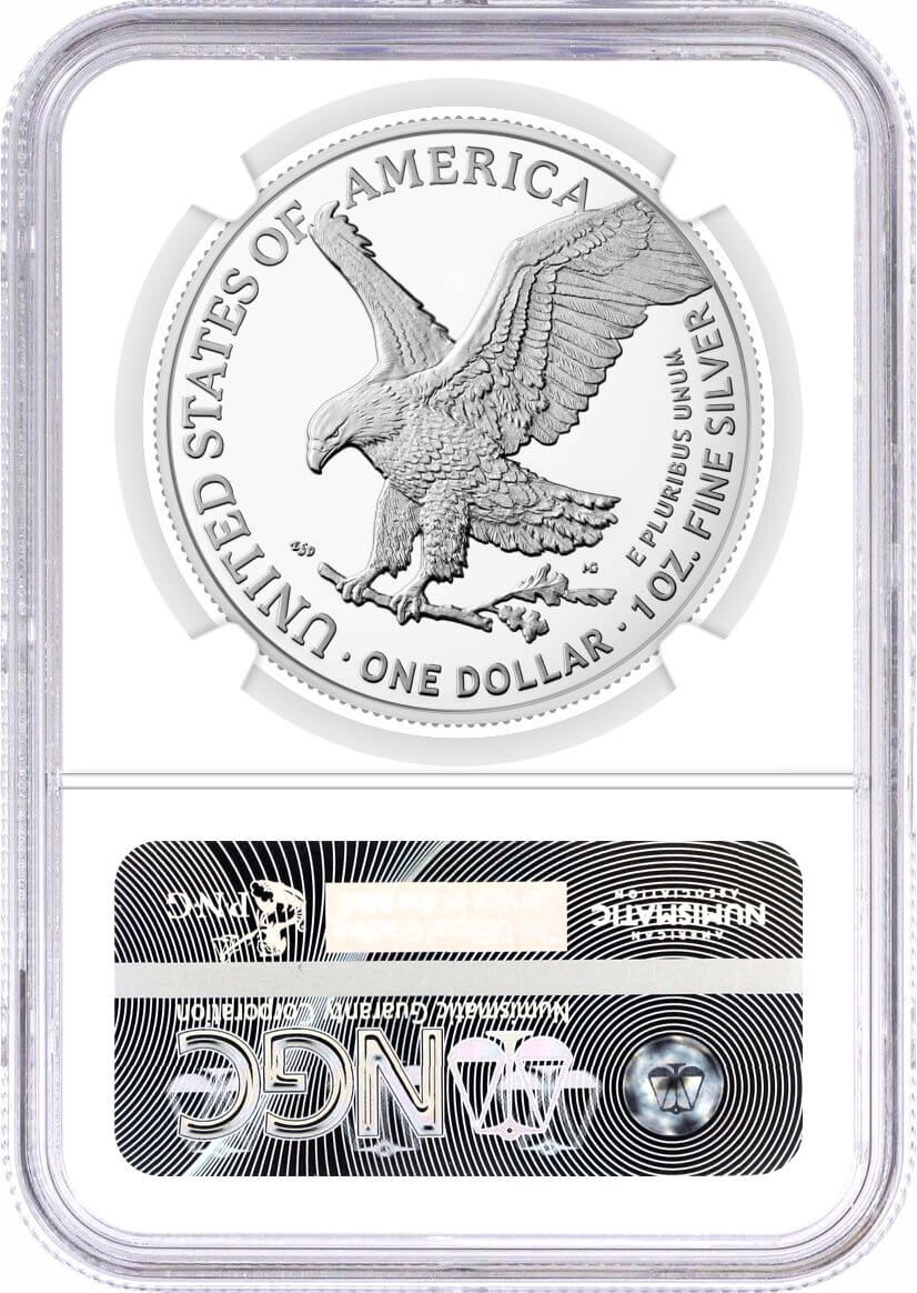 thumbnail image 2 of 2024(P) Silver Eagle PCGS MS70 Star Privy 1st Strike - Signed By TD Rogers 2 of 6