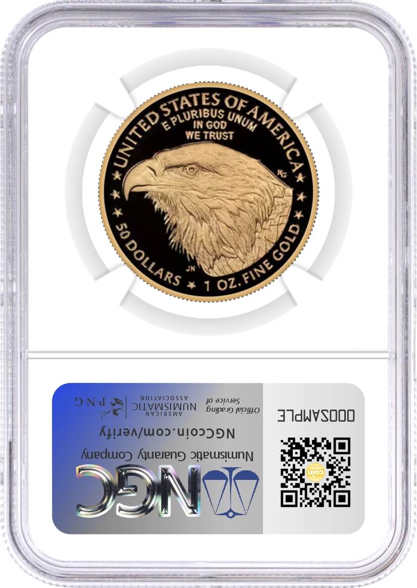 2025 W 1.85 oz Proof Gold Eagle 4-Coin Set NGC PF70 Ultra Cameo Advance Releases Norris Signed U.S. Mint Designer Series