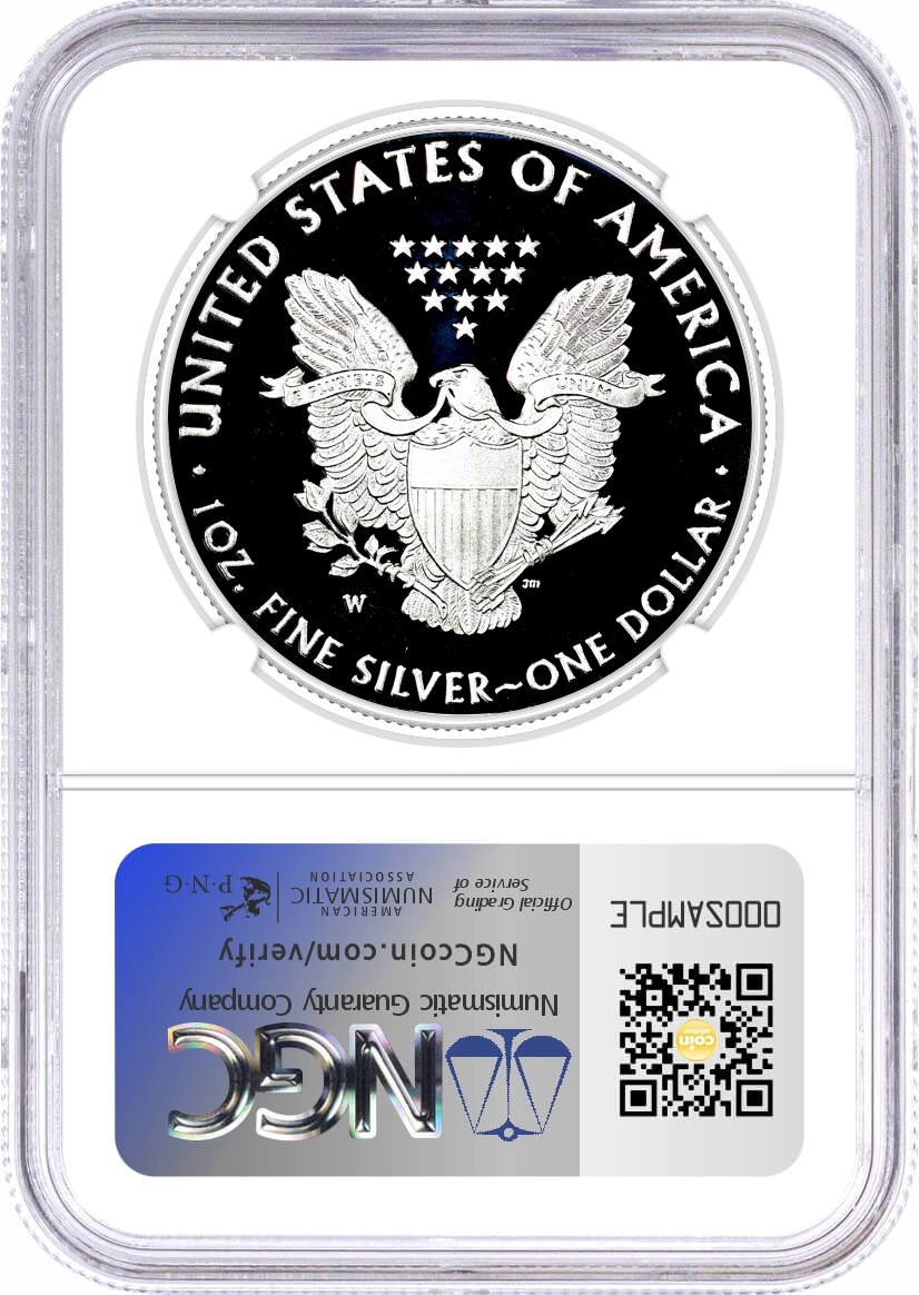 2013 W $1 1 oz Proof Silver Eagle Limited Edition Set NGC PF70 UCAM Mercanti/Gaudioso Signed Limited Edition Dual Signature U.S. Mint Engraver Series
