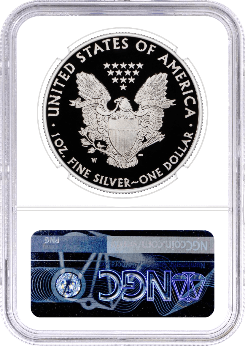 2012 W $1 1 oz Proof Silver Eagle Limited Edition Set NGC PF70 UCAM Mercanti/Gaudioso Signed Limited Edition Dual Signature U.S. Mint Engraver Series
