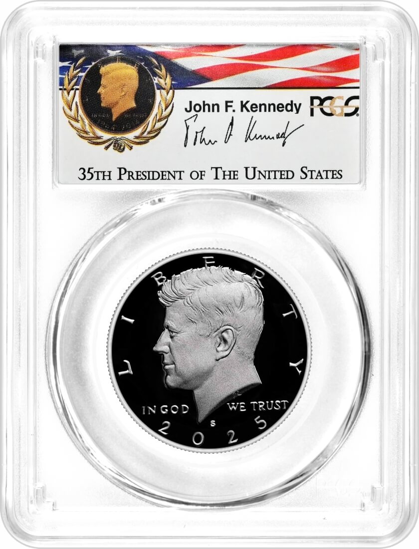 2025 S Limited Edition Silver Proof Set Kennedy PCGS PR70 DCAM AR Facsimile Label and Silver Eagle PCGS PR70 DCAM AR Damstra Signed MDS with 6 Coin Bonus in OGP