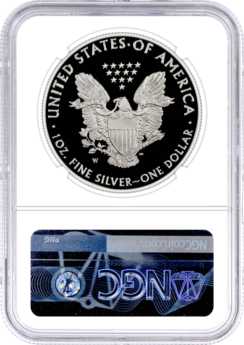 2016 W $1 1 oz Proof Silver Eagle Limited Edition Set NGC PF70 UCAM Mercanti/Gaudioso Signed Limited Edition Dual Signature U.S. Mint Engraver Series