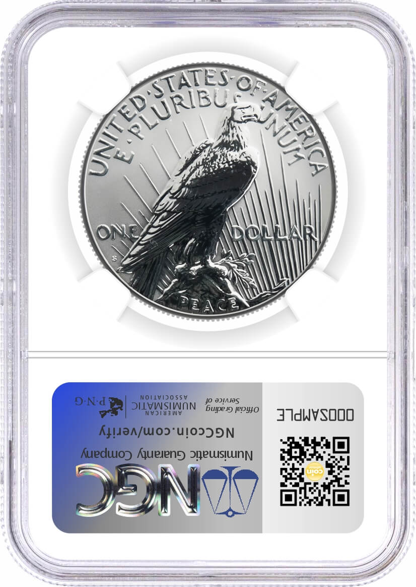 2025 S $1 Reverse Proof Silver Morgan Dollar and Peace Dollar 2-Coin Set NGC Reverse PF70 Early Releases Ryder Signed US Mint Designer Series