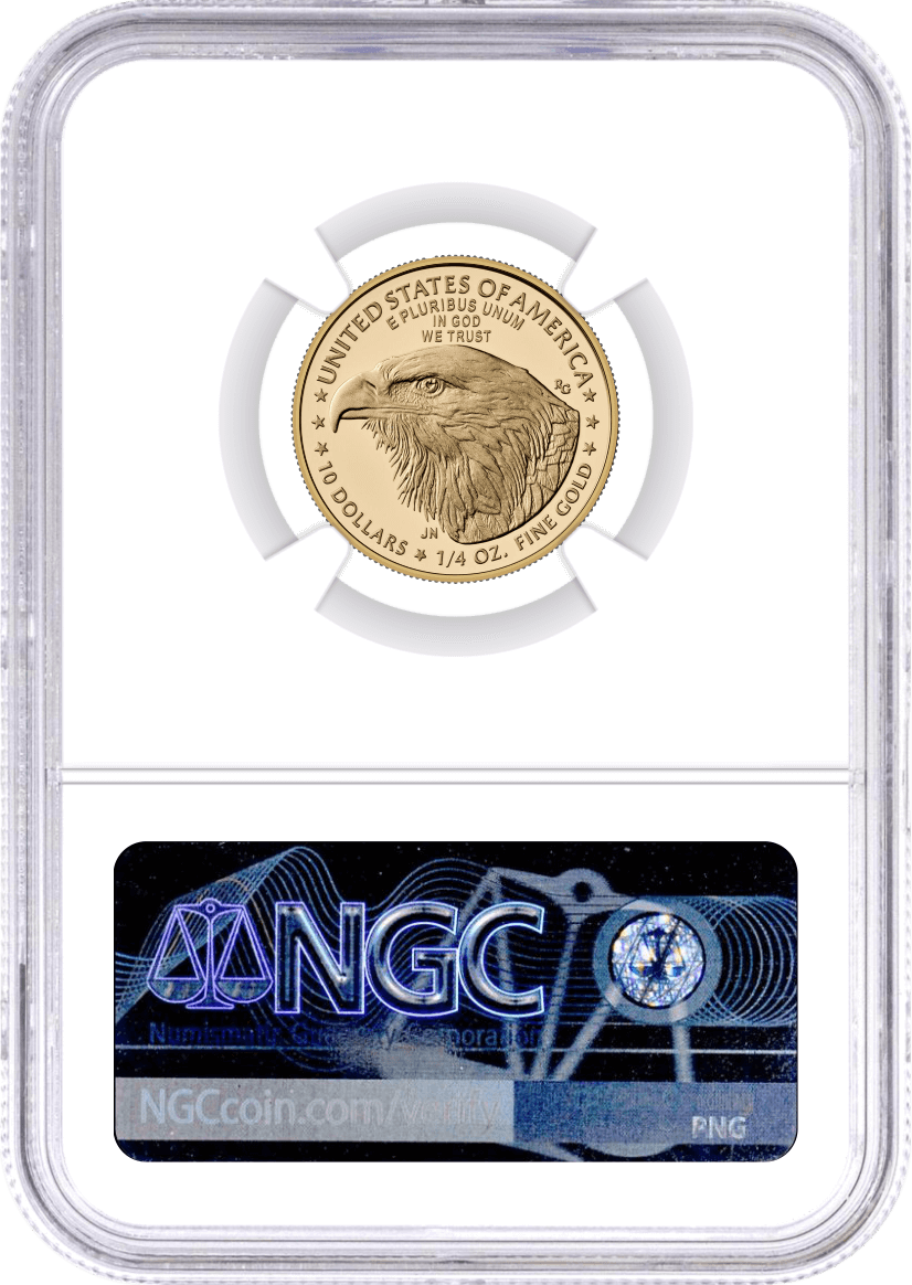 1776-2026 W 1.85 oz 250th Anniversary Liberty Bell Privy Proof Gold Eagle 4-Coin Set NGC PF70 Ultra Cameo Advance Releases Norris Signed U.S. Mint Designer Series