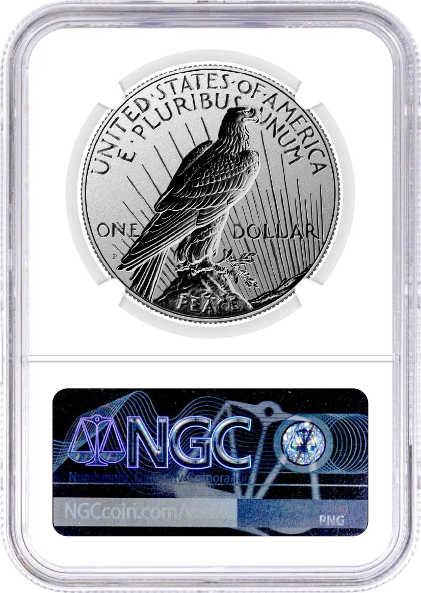 1776-2026 P $1 Reverse Proof Silver Morgan Dollar and Peace Dollar 2-Coin Set NGC Reverse PF70 Advance Releases Ryder Signed US Mint Designer Series with Bonus 1776 2-Coin Display Case