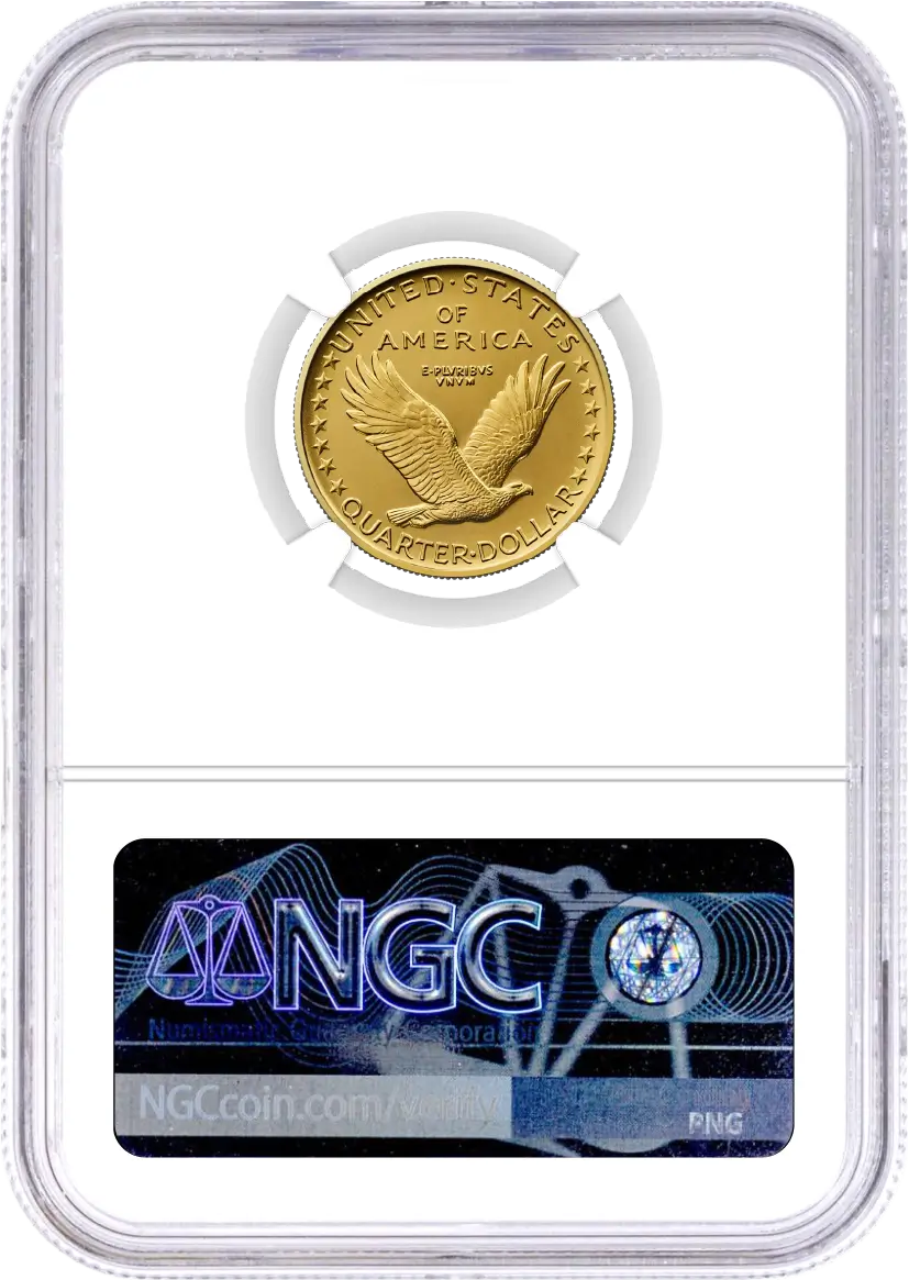 1916(2026) W 25C 24K Gold Standing Liberty Quarter with Liberty Bell Privy + Companion Silver Medal Best of the Mint NGC SP70 Advance Releases Gaudioso Signed 1776 Freedom Label with Bonus 1776 2-Coin Display Case
