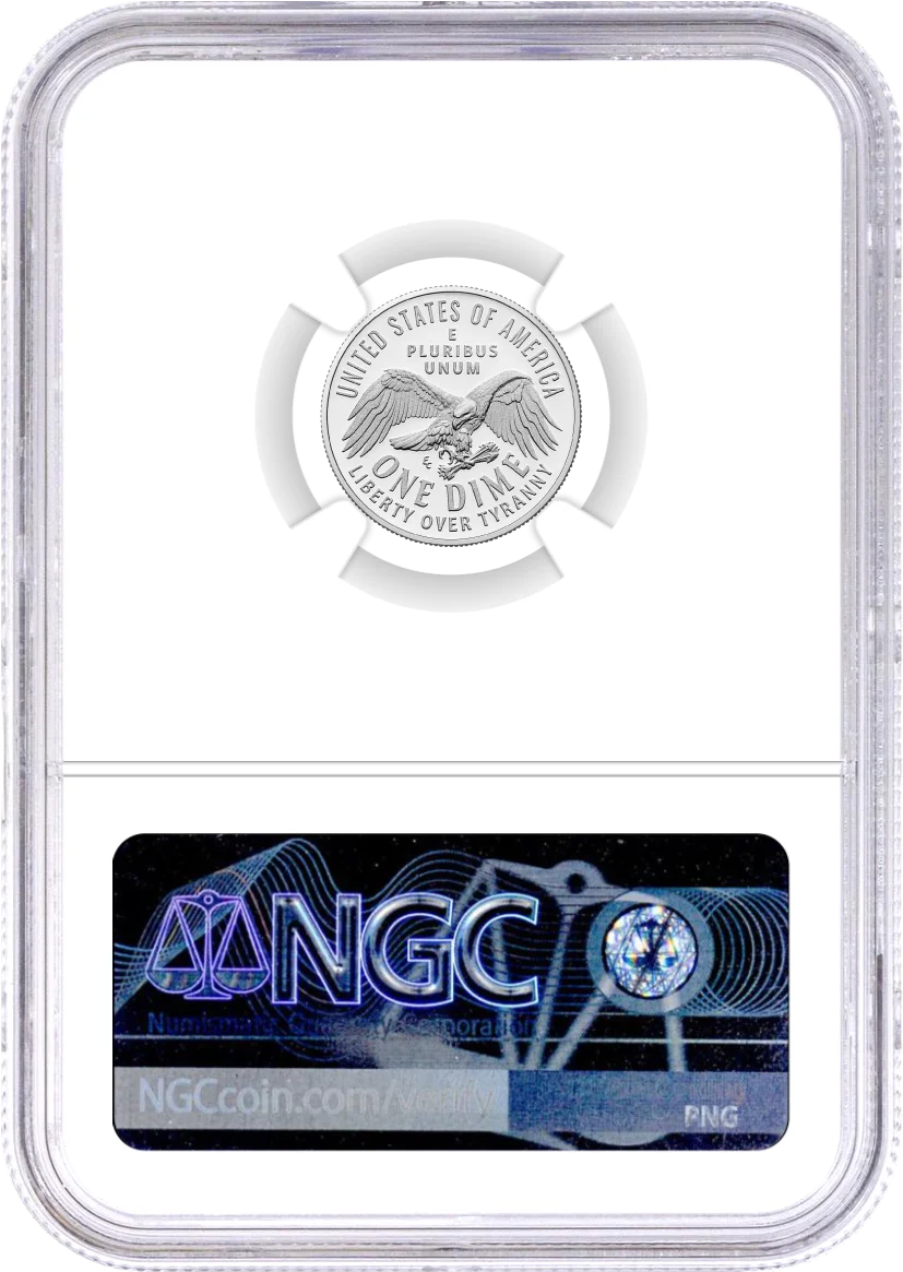 2026 S Semiquincentennial Silver Proof 10-Coin Set NGC PF70 UCAM First Day of Issue Hollis Signed with Coin Advisor 10-Slab Box