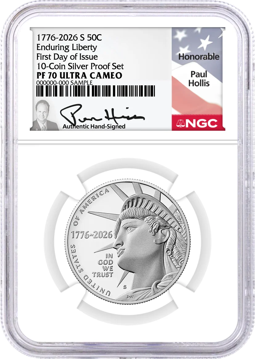 2026 Semiquincentennial Silver Proof Set NGC PF70 UCAM FDOI Hollis