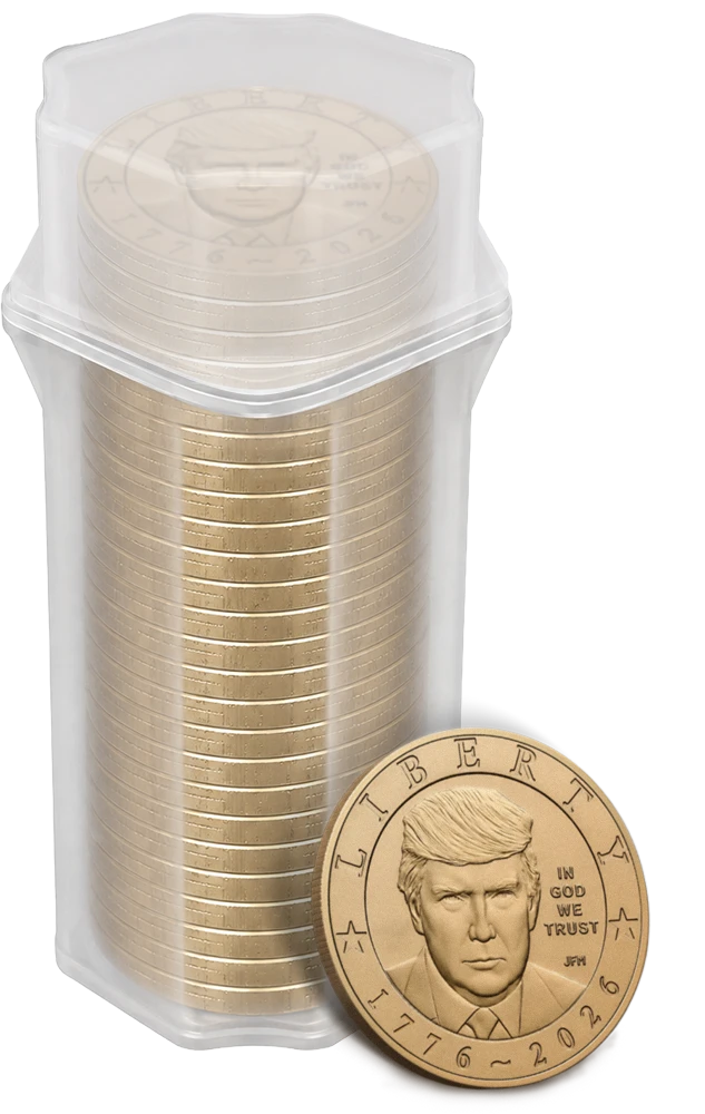 1776-2026 $1 Semiquincentennial Donald J. Trump July 4th Privy + Non Privy 2-Coin Set NGC MS68/MS68 Advance Releases Hollis Signed Flag Label with Bonus 1776 2-Coin Display Case