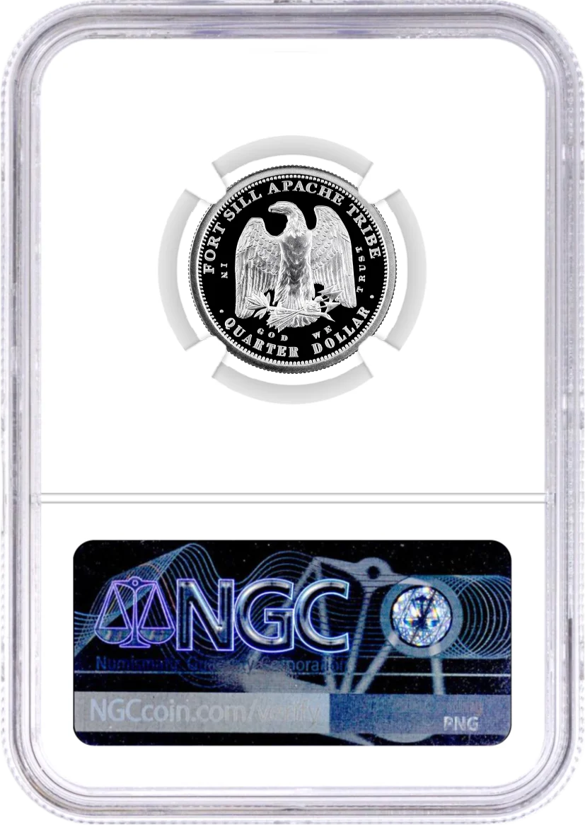 1879(2026) Morgan Pattern 4-Coin Set NGC PF70 UCAM Advance Releases Gaudioso Signed with Bonus Whitman US Pattern Coins Book