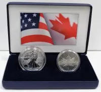 2019 Pride of Two Nations Silver Limited Edition 2 Coin Box Set OGP & COA