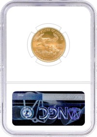 1993 $10 1/4 oz Gold Eagle NGC MS70 Frost (Busiek) Signed U.S. Mint Designer Series