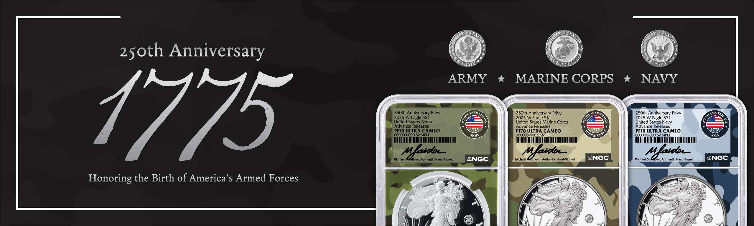 250th Anniversary Army, Marine Corps, and Navy
