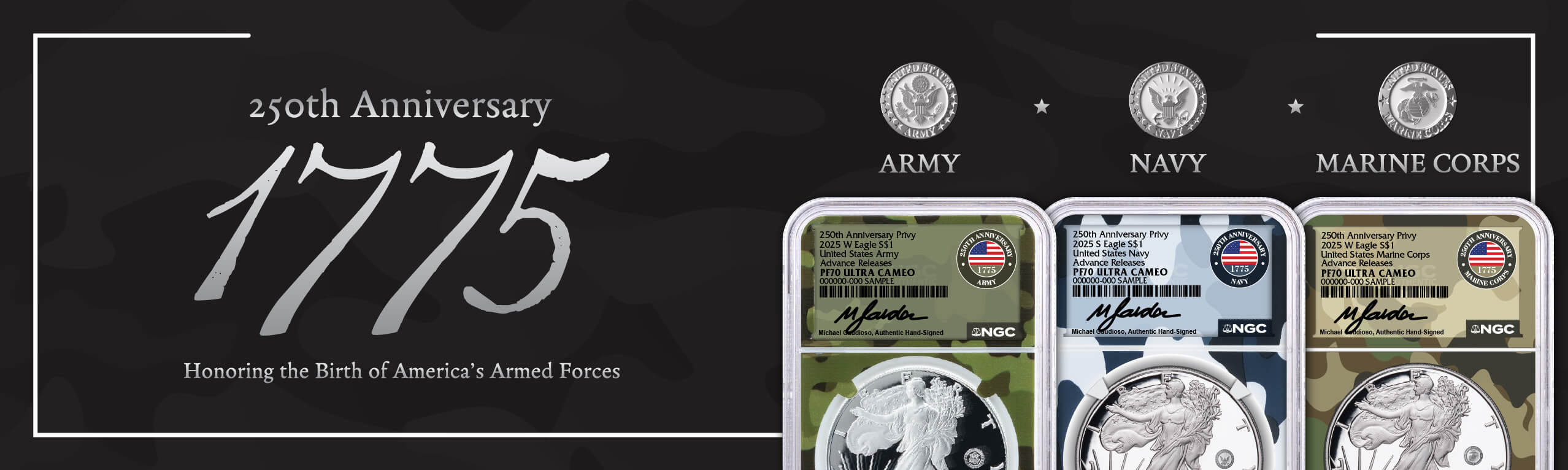 250th Anniversary Army, Marine Corps, and Navy