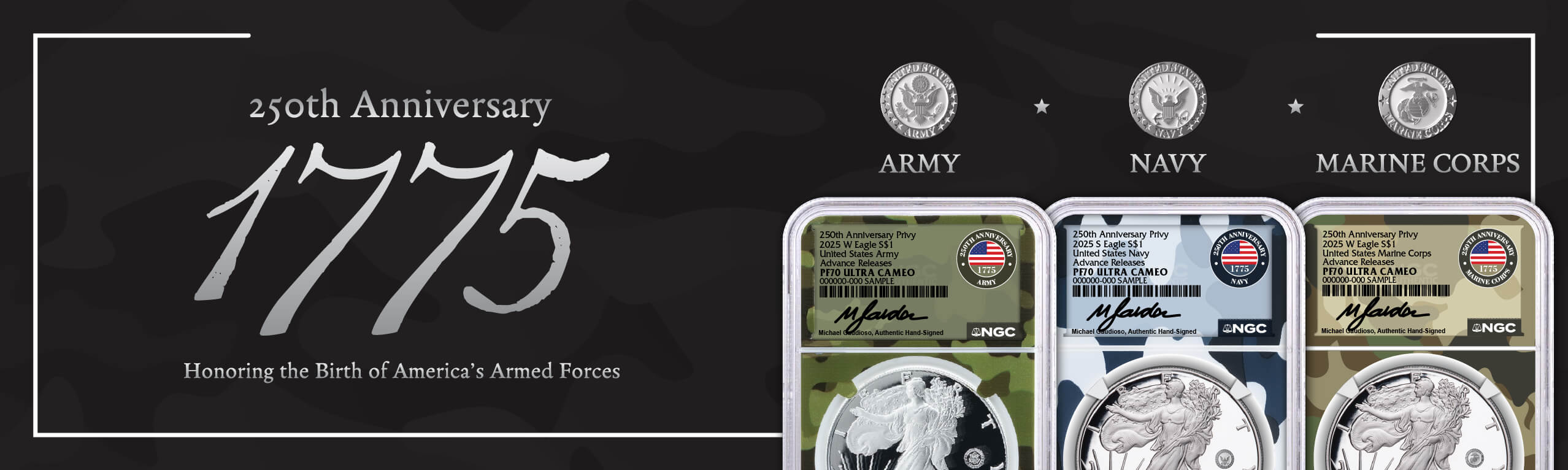 250th Anniversary Army, Marine Corps, and Navy
