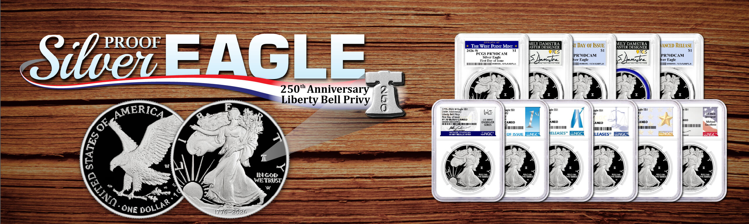 1776-2026 Quincentennial Silver Eagle